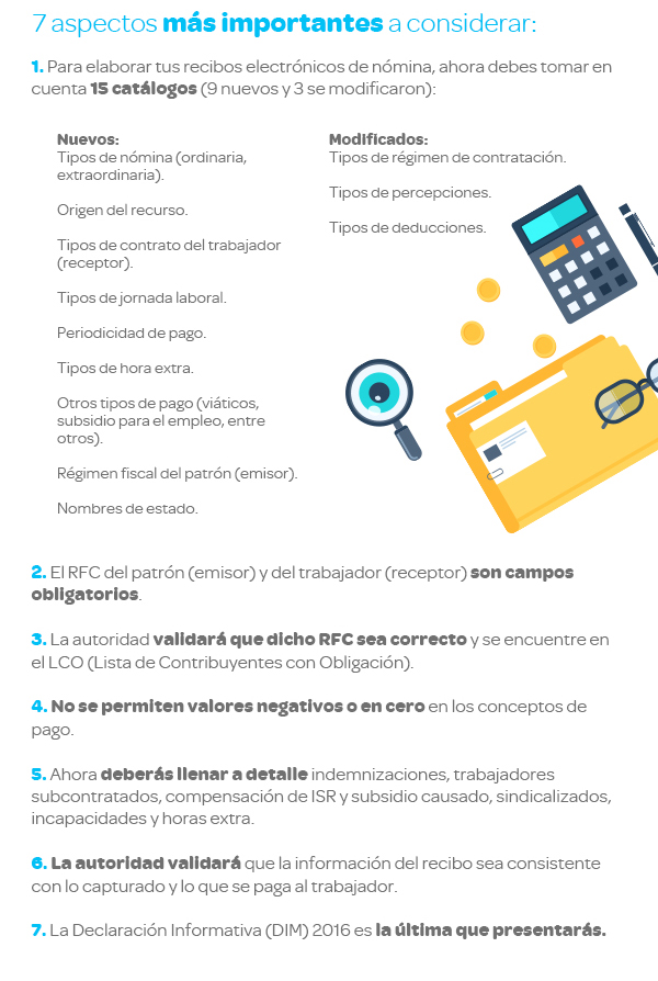 Contpaqi nominas 2017 Aspectos importantes